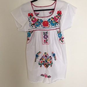 Authentic Mexican embroidered top